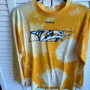 Bleached Long Sleeve Nashville Preds Tee